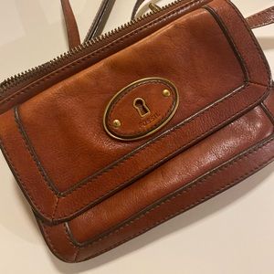 Fossil leather purse